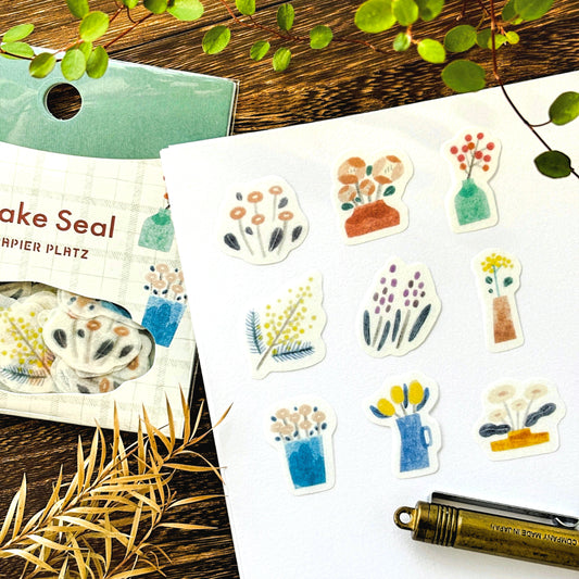 Emi Nakano / Flake Stickers - Life with Little Flowers