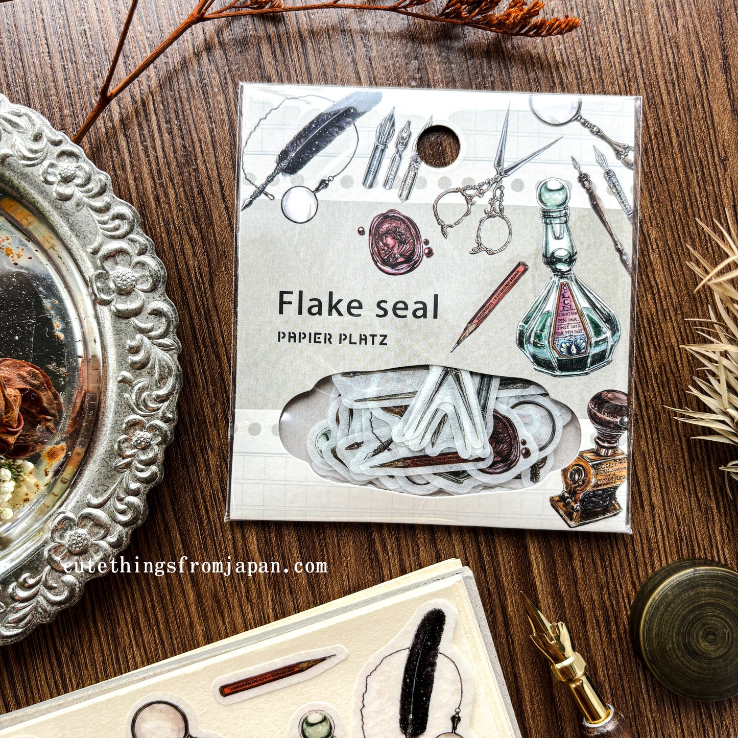 Lin Chia Ning Flake Stickers - Antique Stationery
