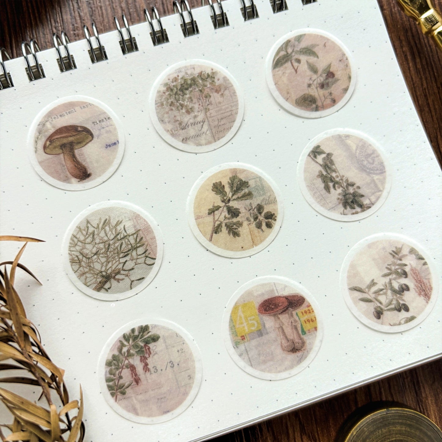 Sunny Sunday / Flake Stickers - Botanical