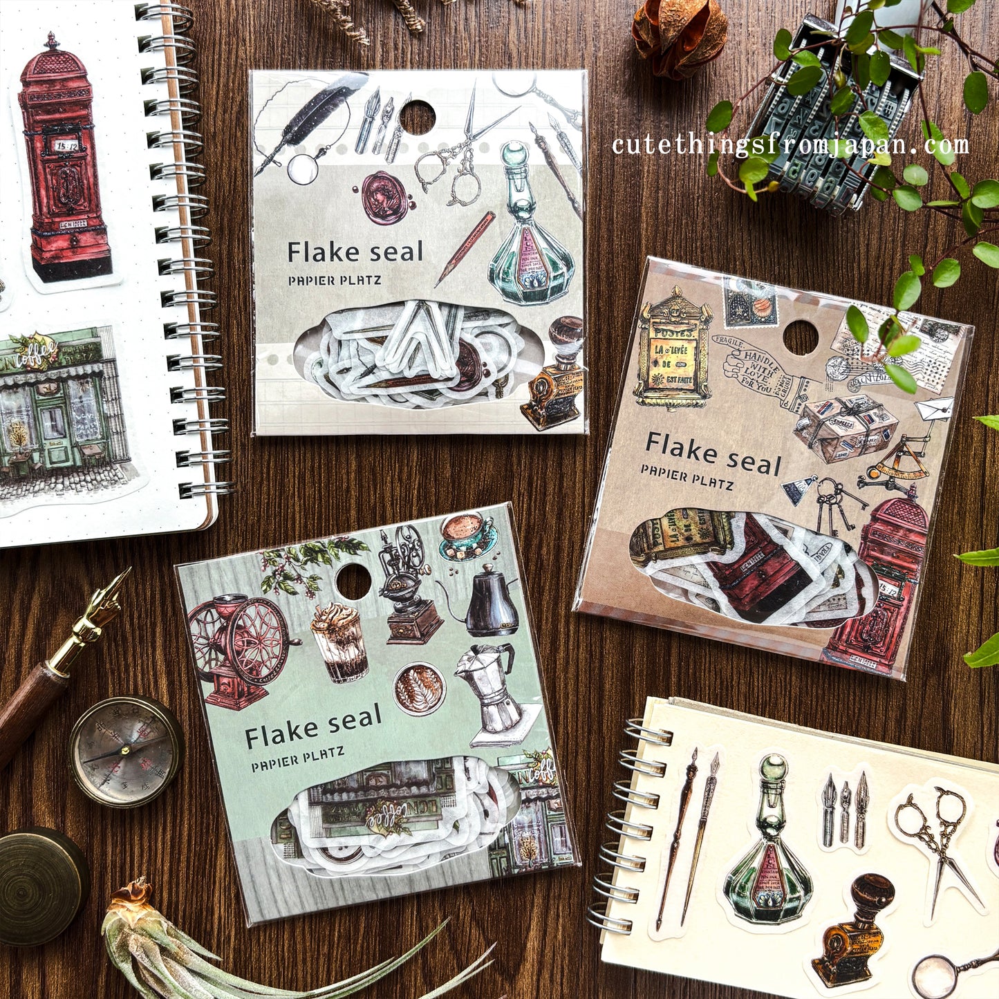 Lin Chia Ning Flake Stickers - Coffee Shop