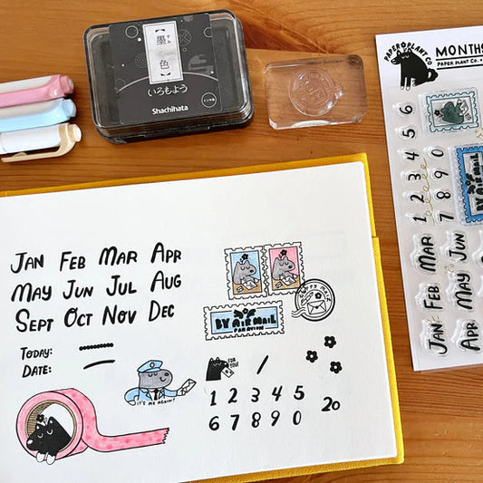 Paper Plant Co. x Sakuralala - Months + Numbers (4" x 6")