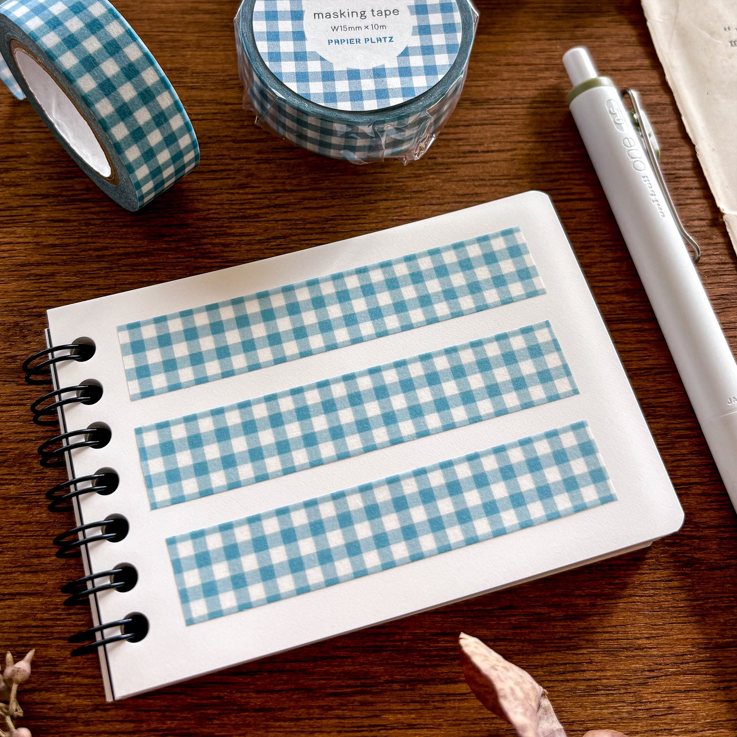Washi Tape - Checkered (blue)