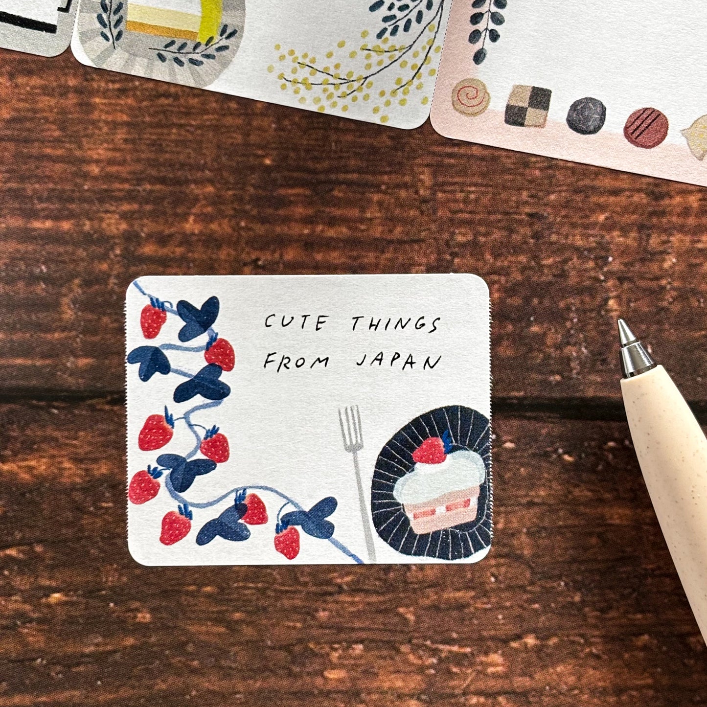 Papier Platz x Emi Nakano Roll Sticky Note - Cafe Time