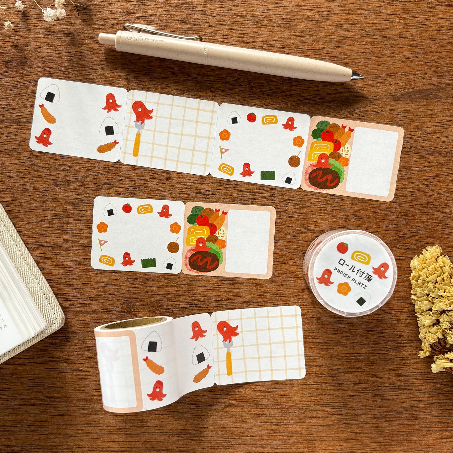 Roll Sticky Note - Bento Box