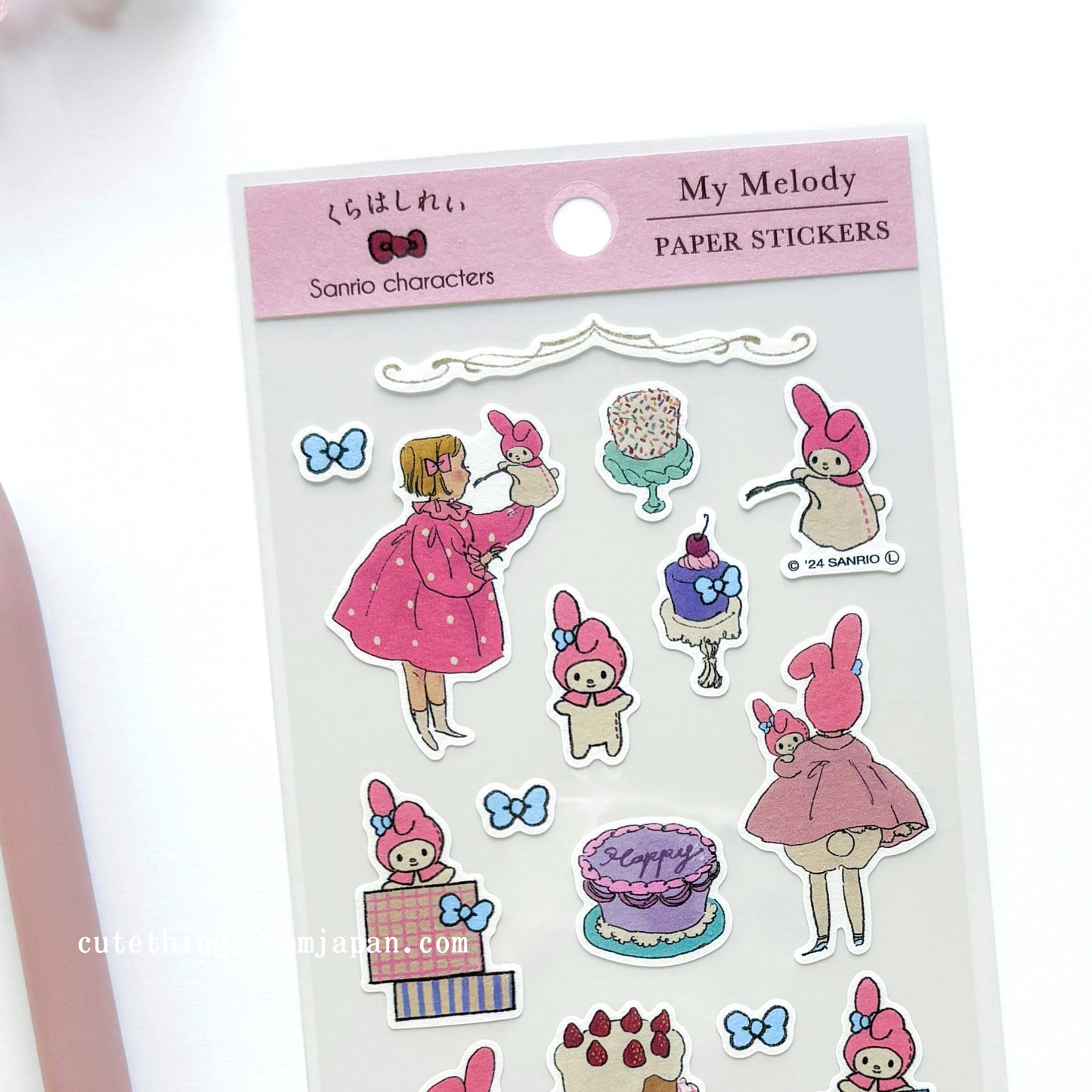 Limited Edition Rei Kurahashi Stickers - My Melody