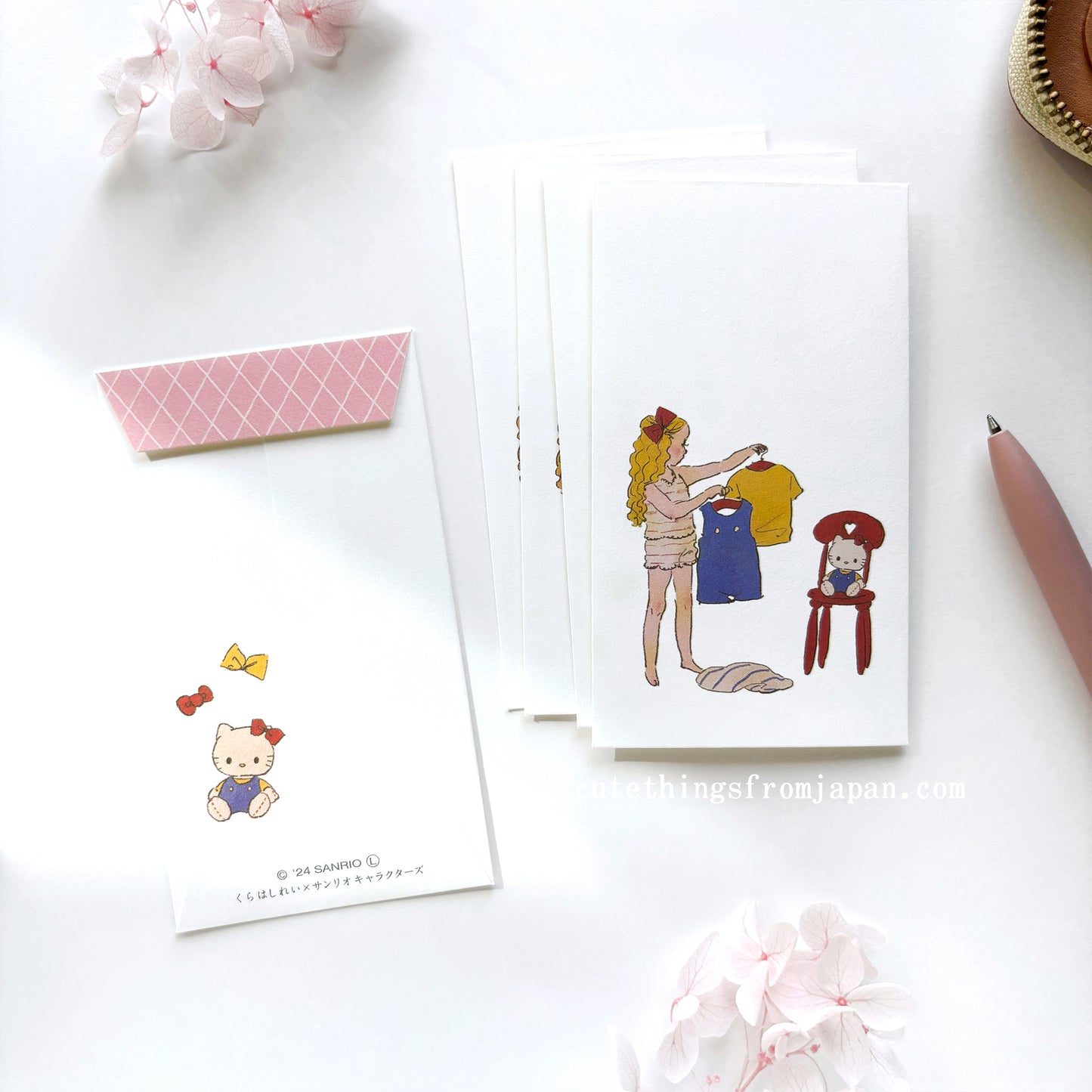 Last Stock Limited Edition Rei Kurahashi Pochibukuro Envelope - Going out with Hello Kitty