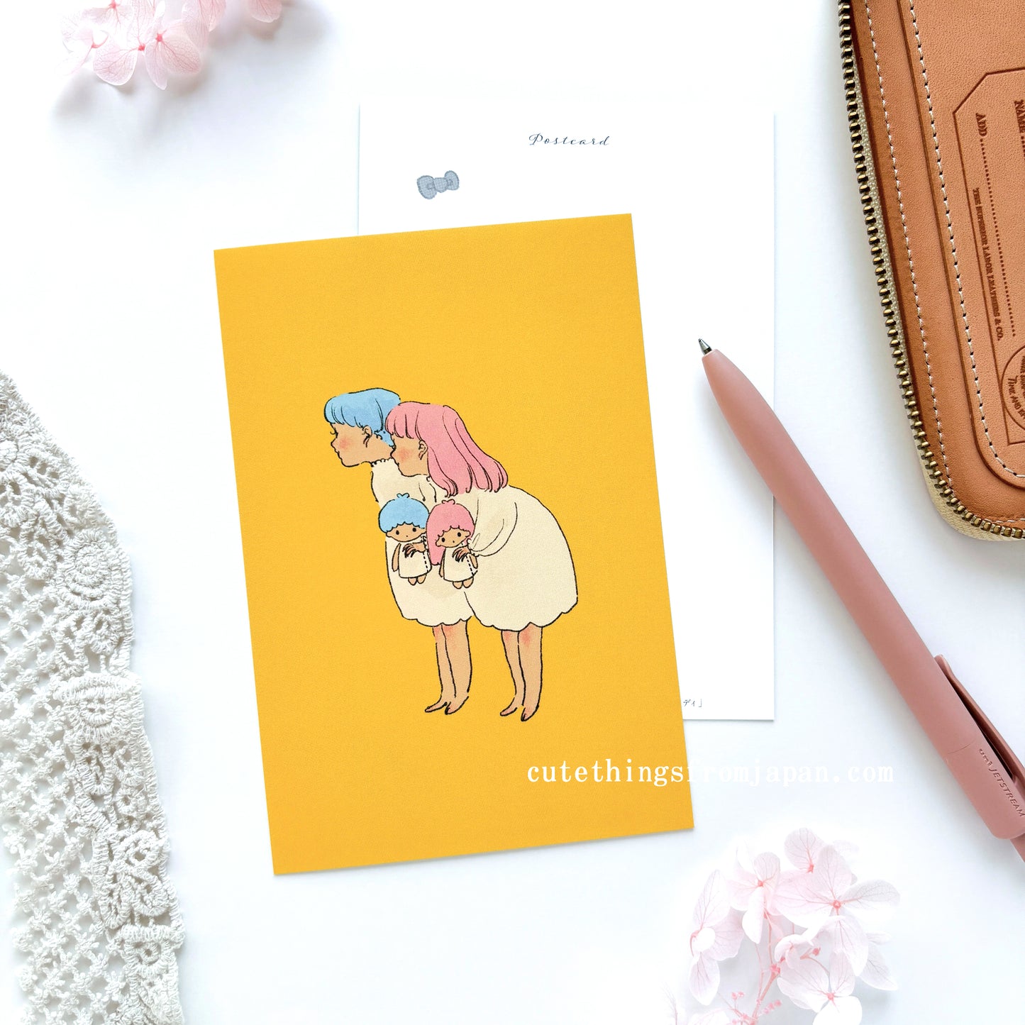 Last Stock Limited Edition Rei Kurahashi Postcard - Twin Little Stars