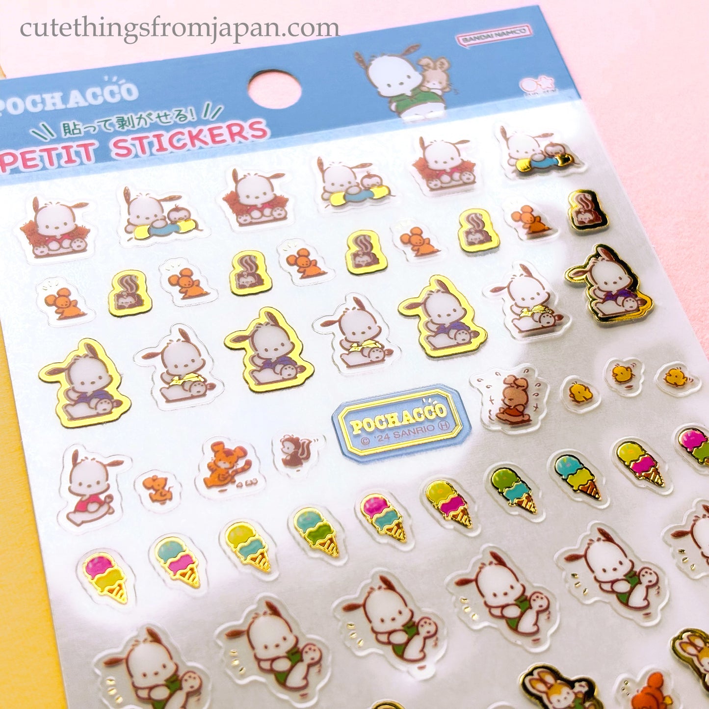 Last Stock Sanrio Petit Stickers - Pochacco