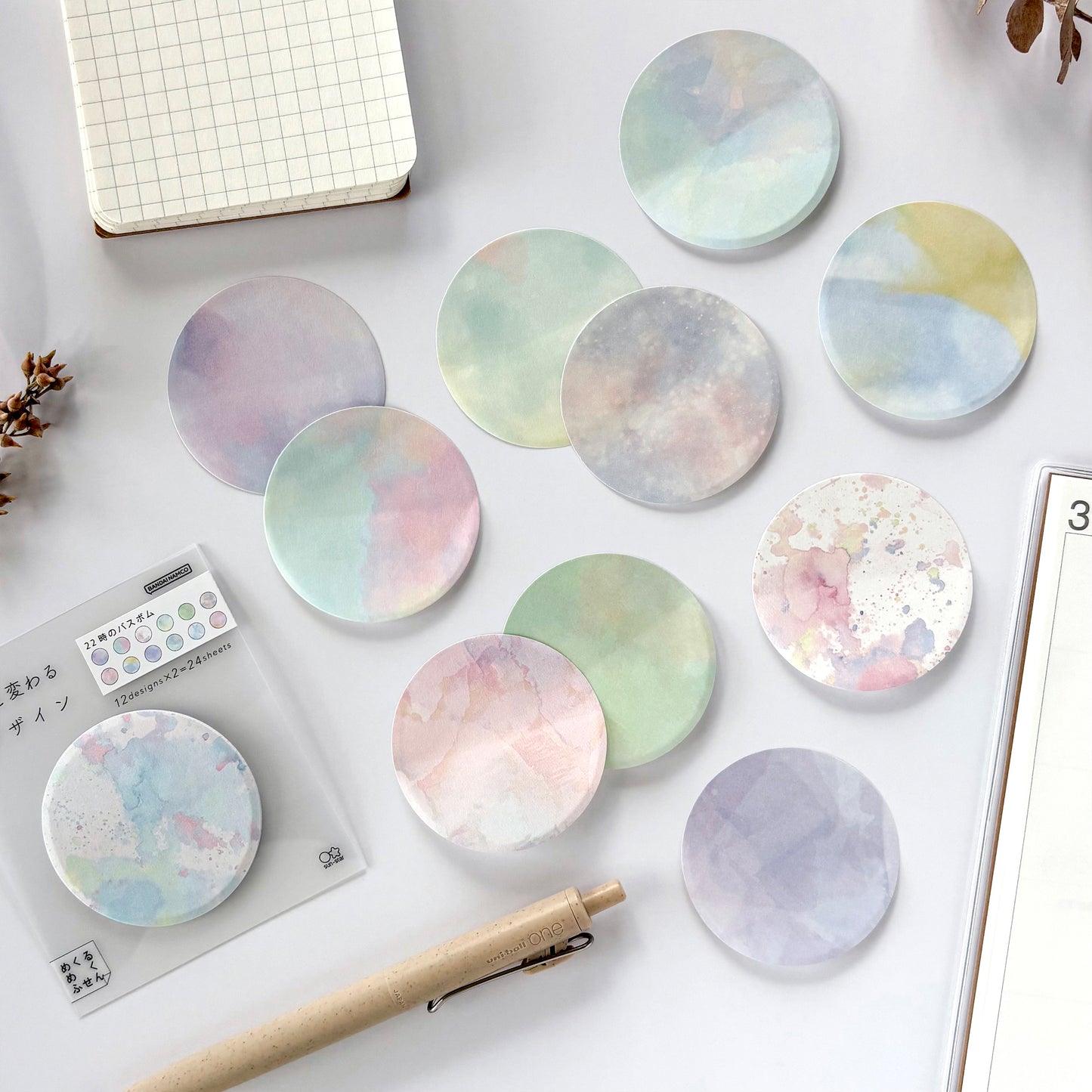 12 Design Sticky Note - Bath Bomb