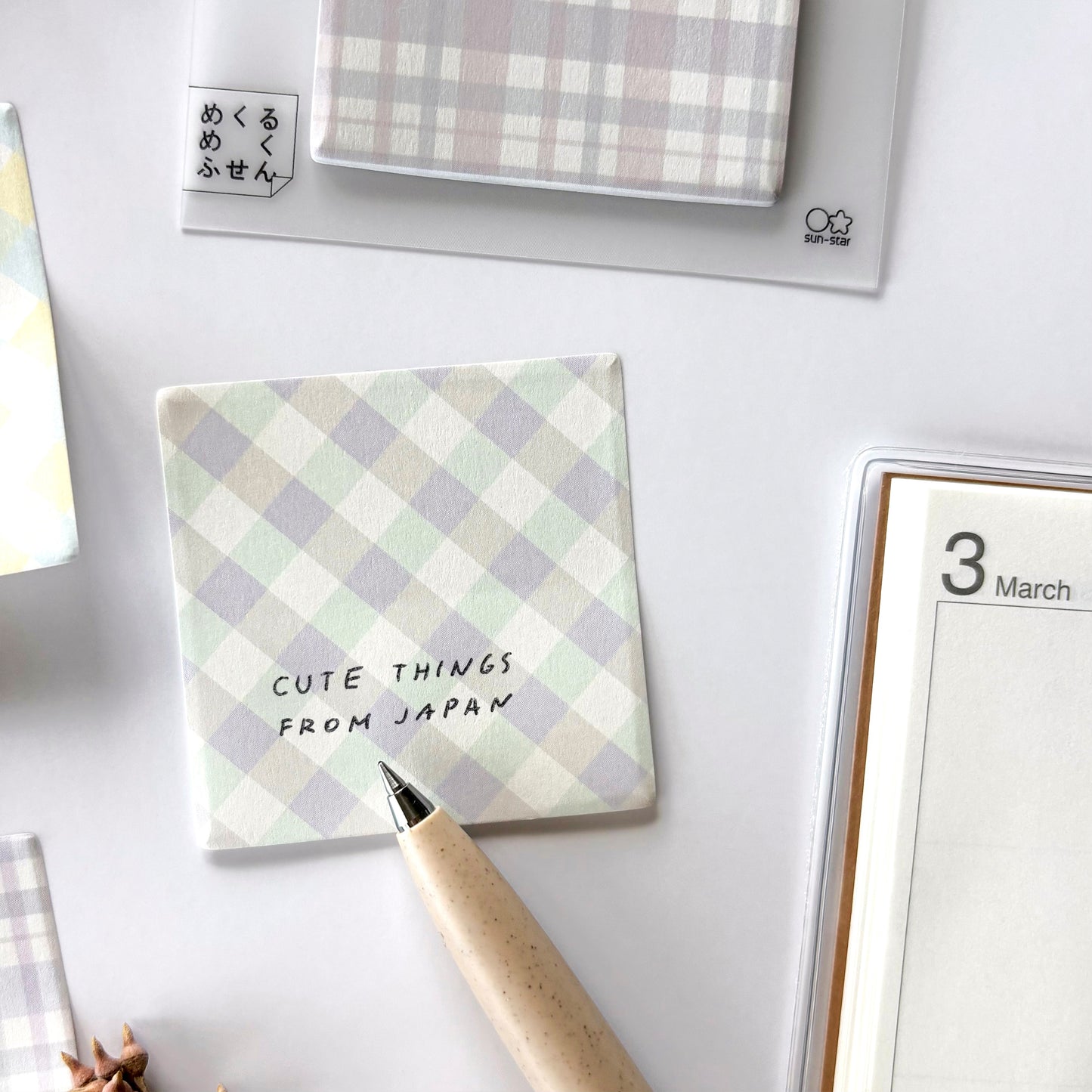 12 Design Sticky Note - Checkered