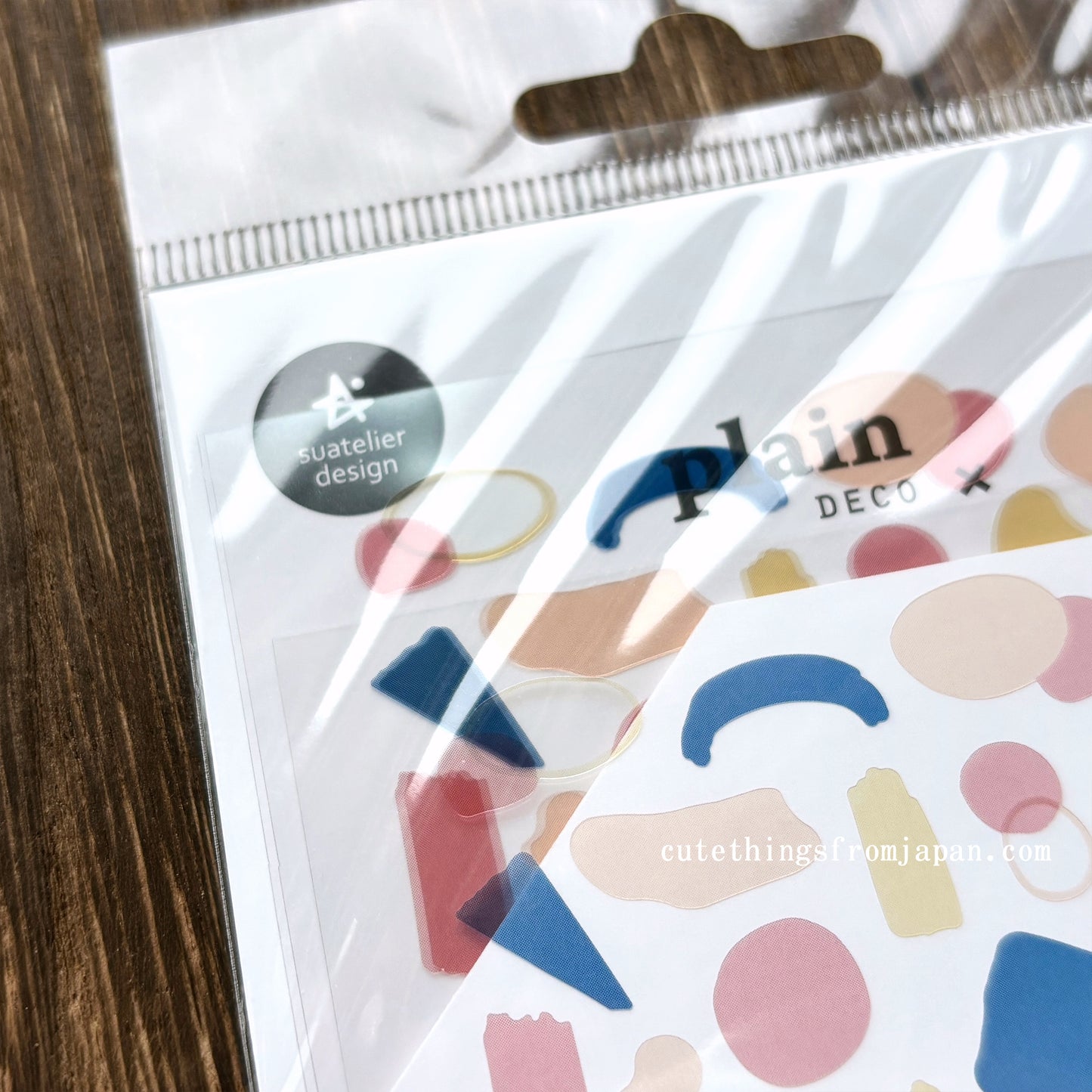Plain Deco Stickers (3 sheets) - Plain #18