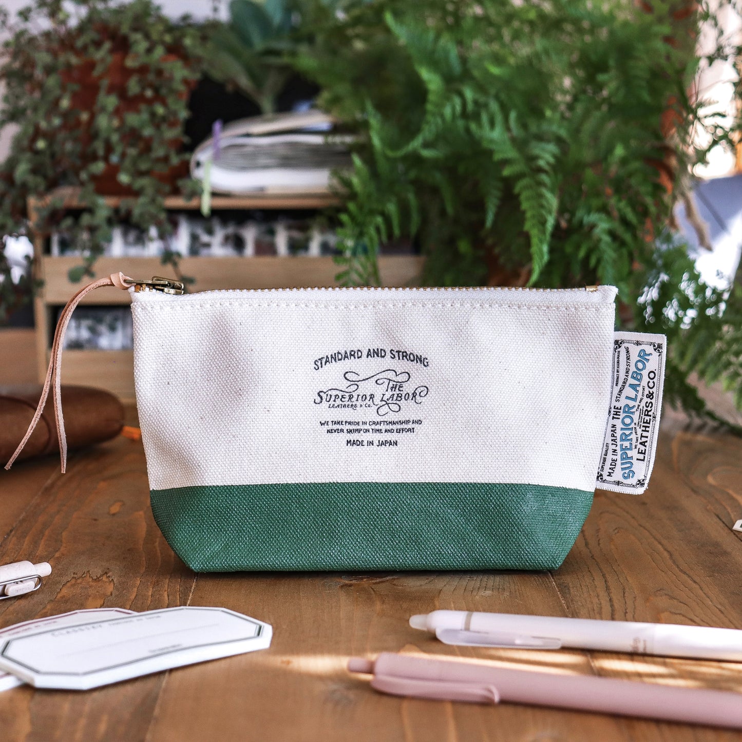 The Superior Labor / Engineer Pouch - Moss Green (Size #2)