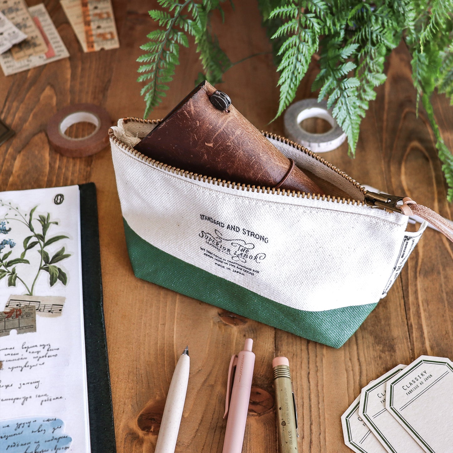 The Superior Labor / Engineer Pouch - Moss Green (Size #2)