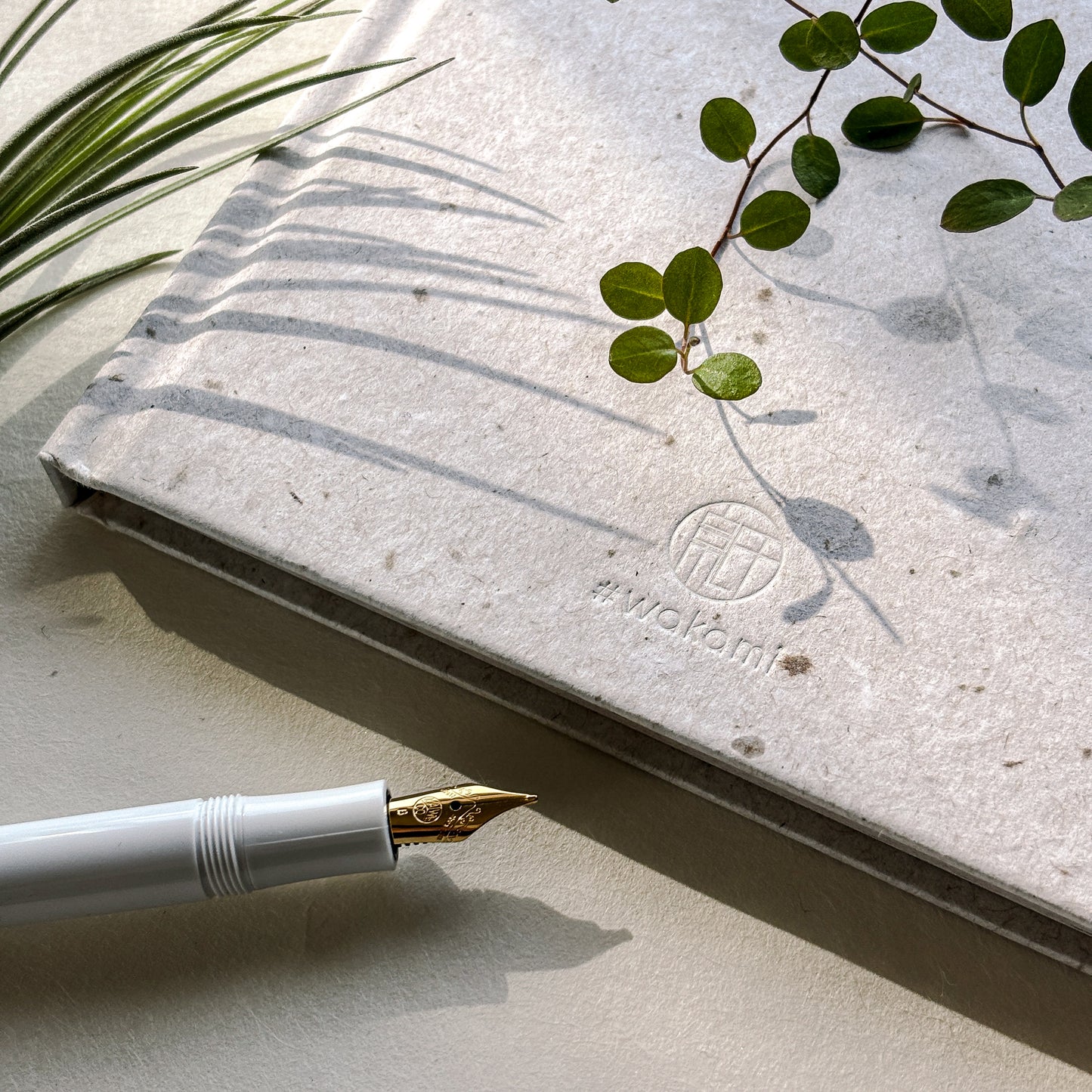 Sutenai 100% Recycled Washi Paper Hardcover Notebook - Square