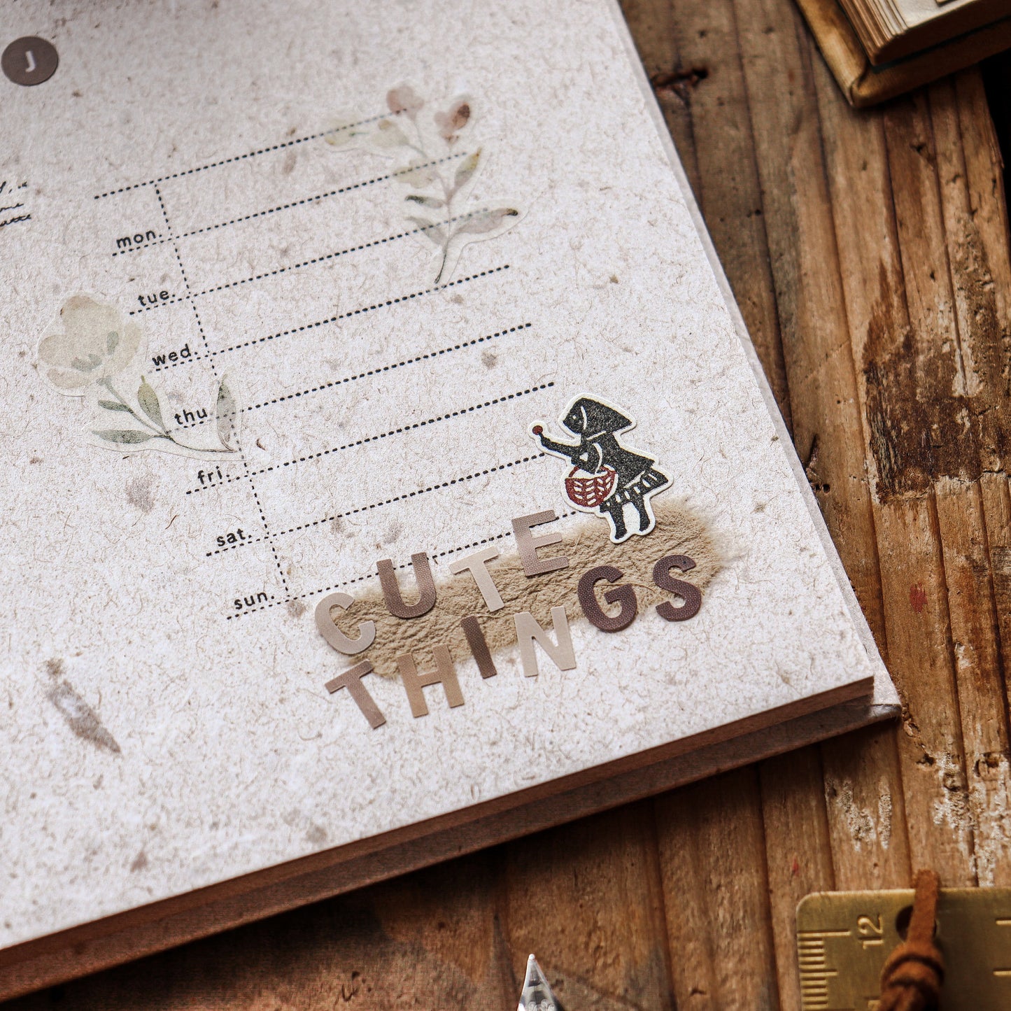 Sutenai 100% Recycled Washi Paper Hardcover Notebook - Square
