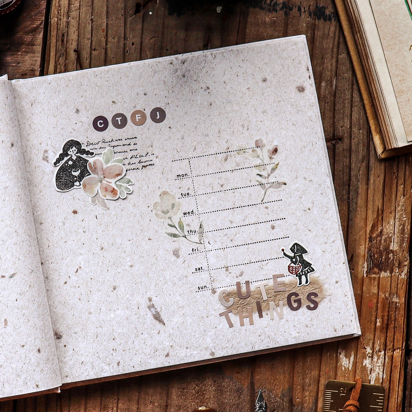 Sutenai 100% Recycled Washi Paper Hardcover Notebook - Square