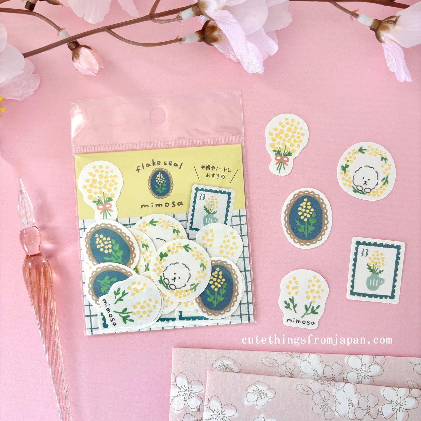 Spring Edition Flake Stickers - Mimosa
