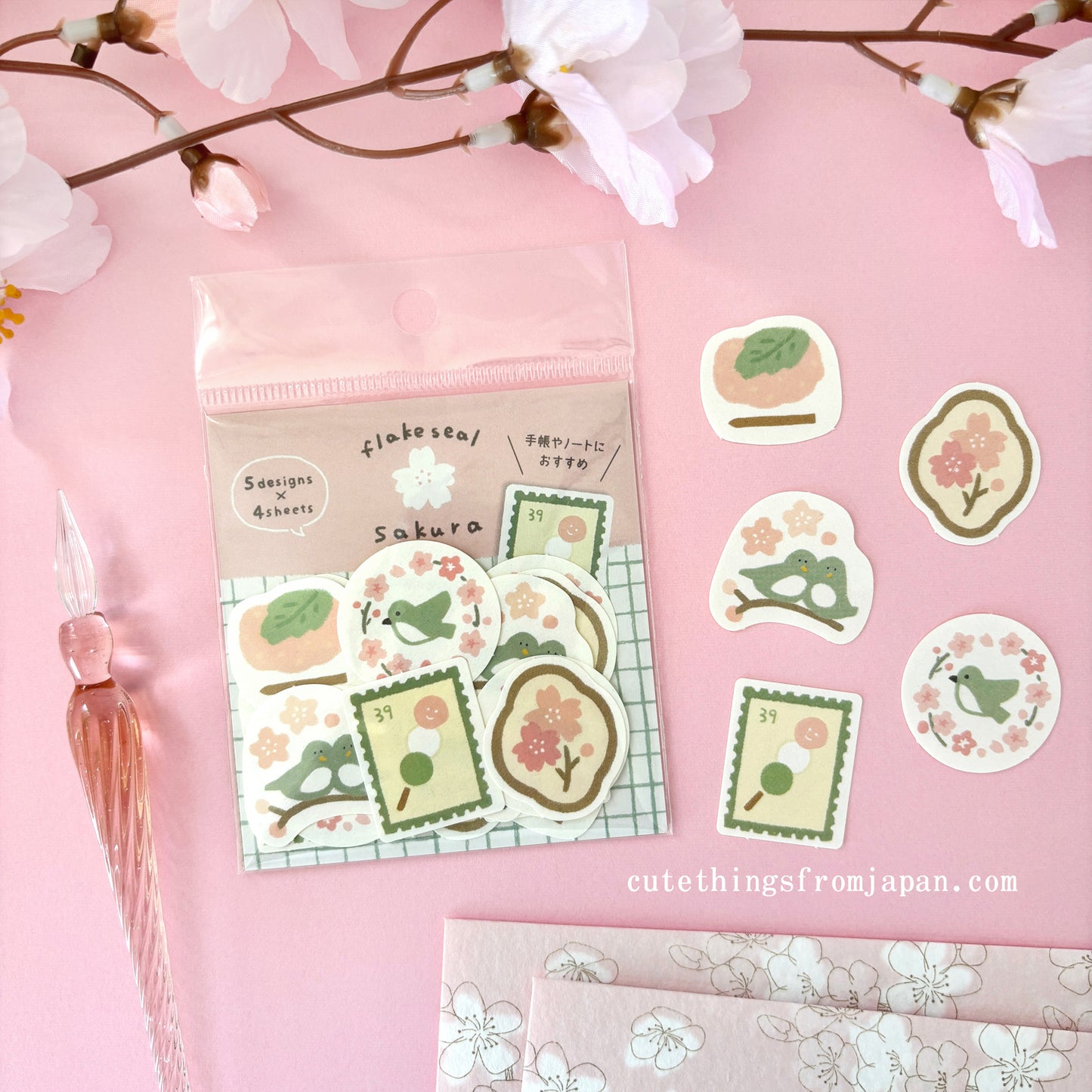 Spring Edition Flake Stickers - Cherry Blossoms
