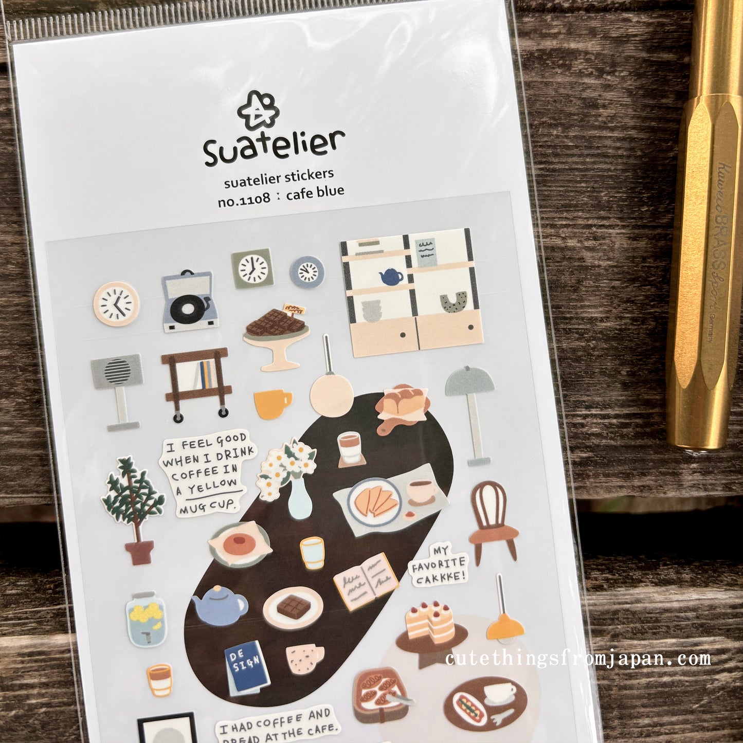 Daily Deco Stickers - Cafe