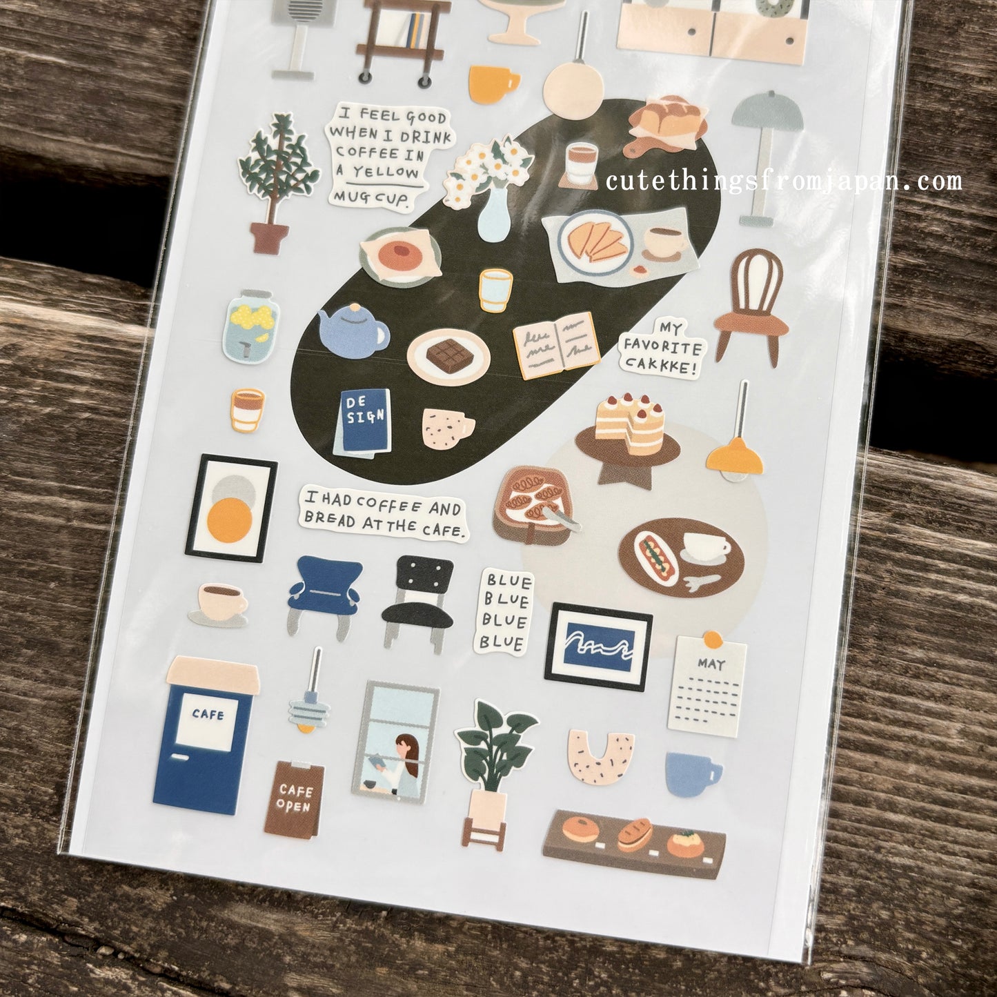 Daily Deco Stickers - Cafe