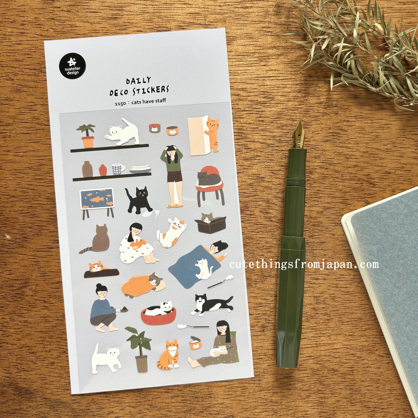 Daily Deco Stickers - Life with Cats