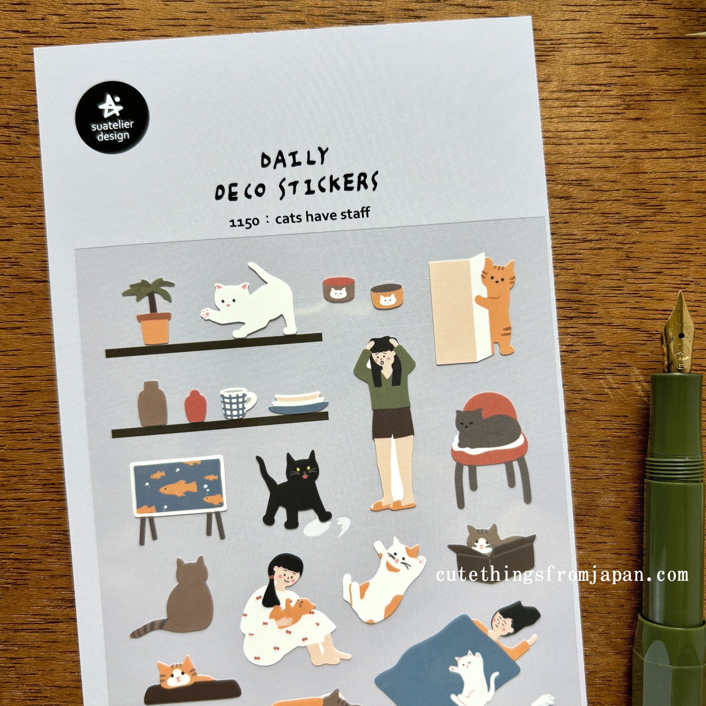 Daily Deco Stickers - Life with Cats