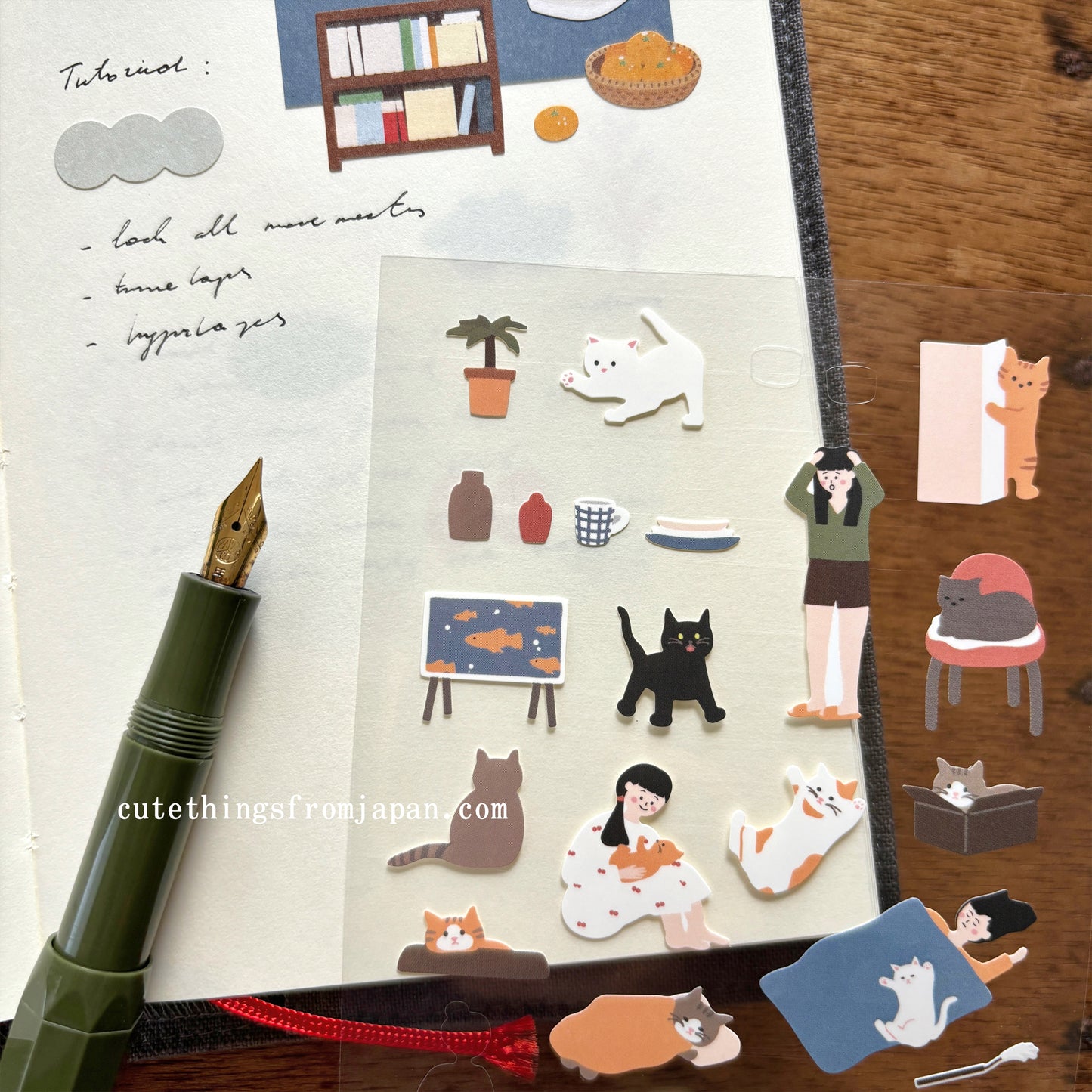 Daily Deco Stickers - Life with Cats