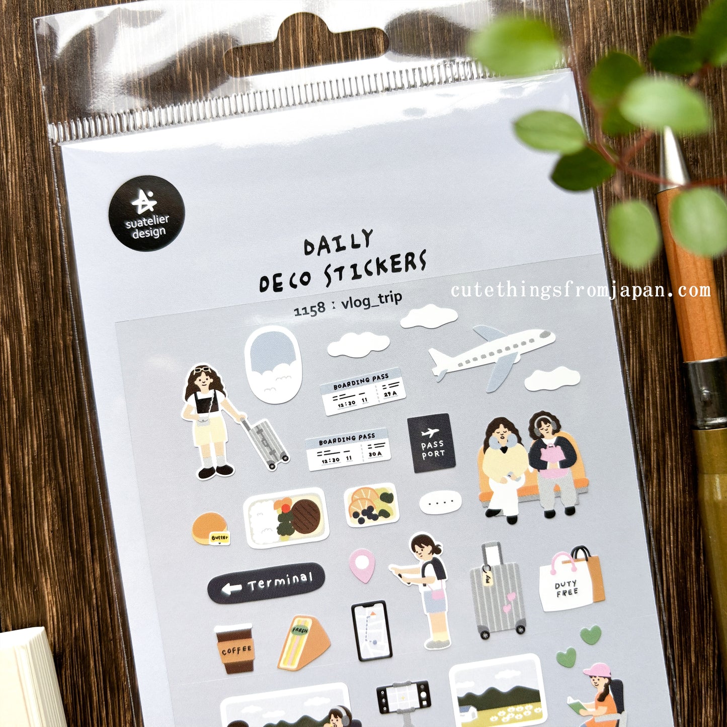 Daily Deco Stickers - Vlog_travel