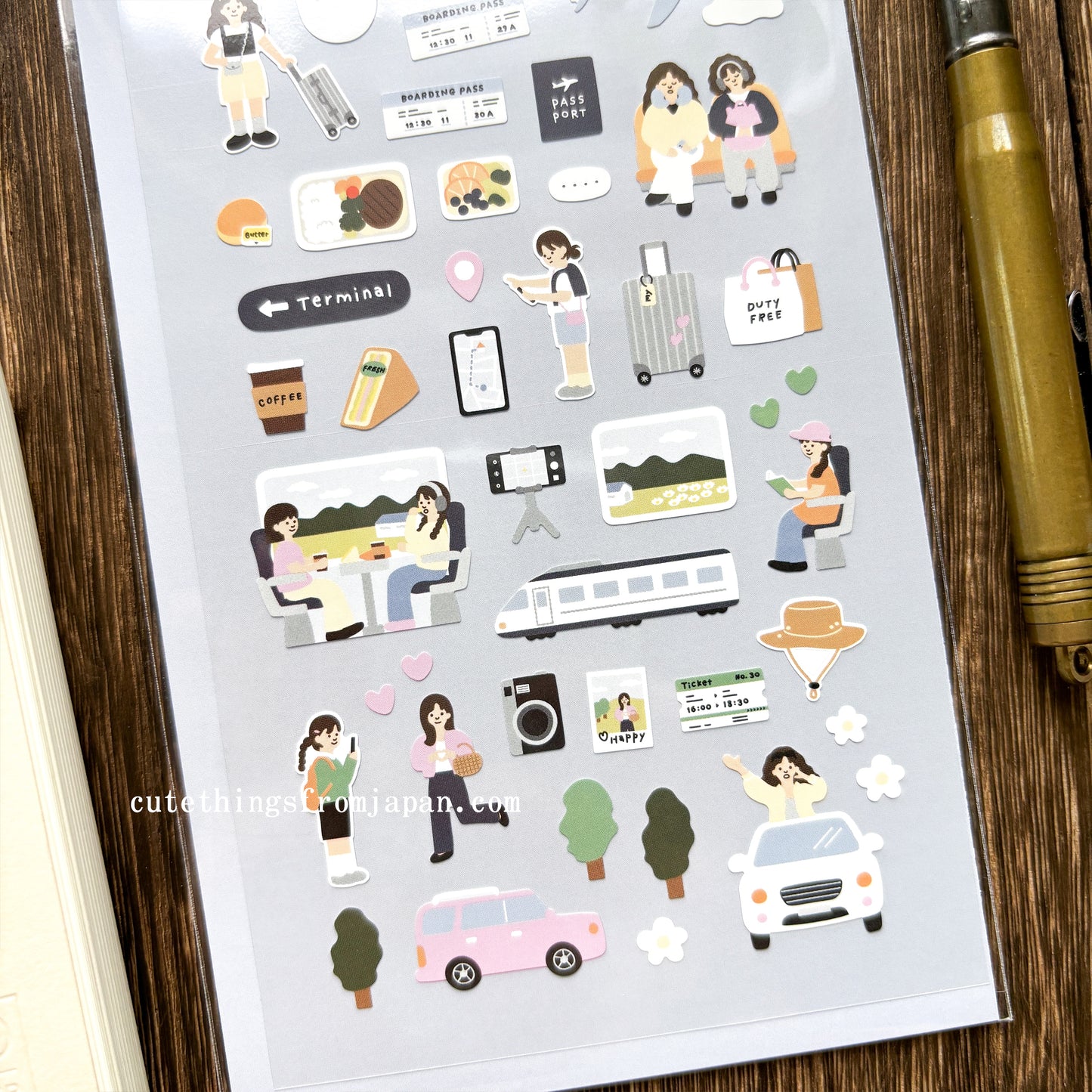 Daily Deco Stickers - Vlog_travel