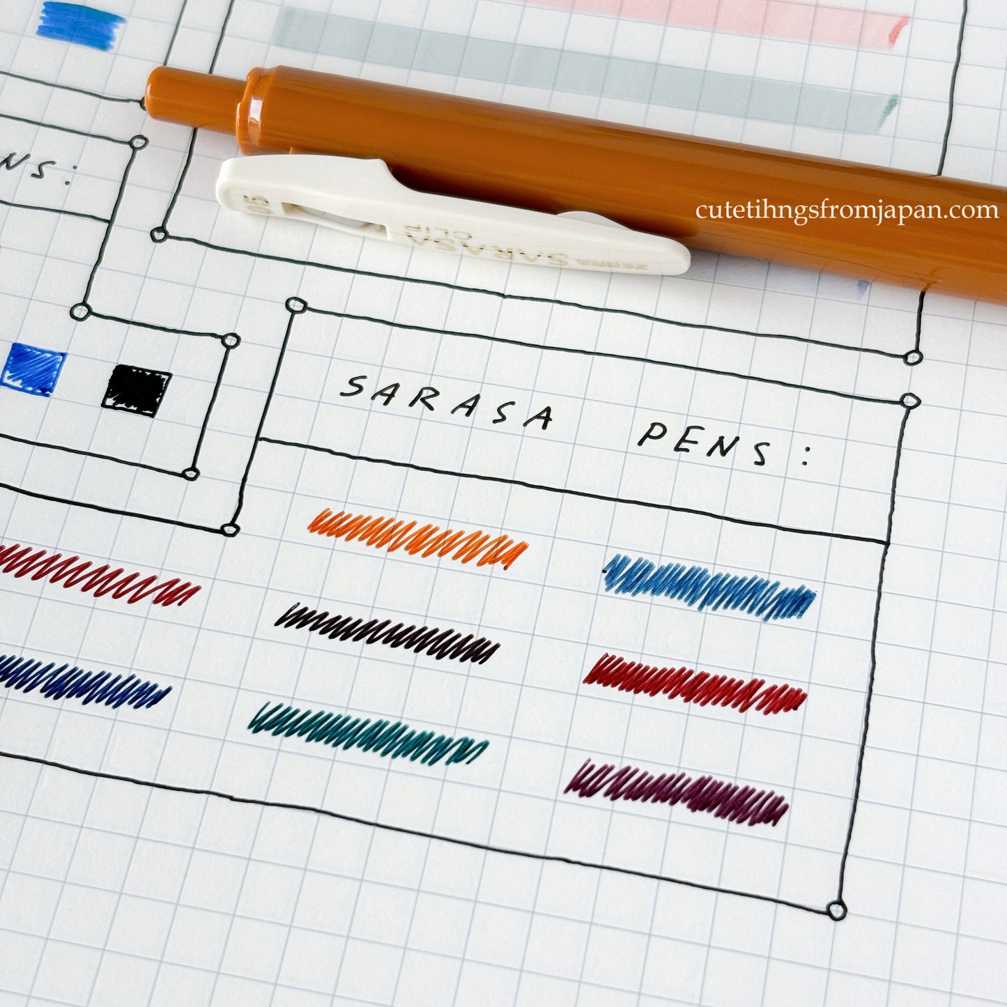 SARASA CLIP Pen - Vintage Colors