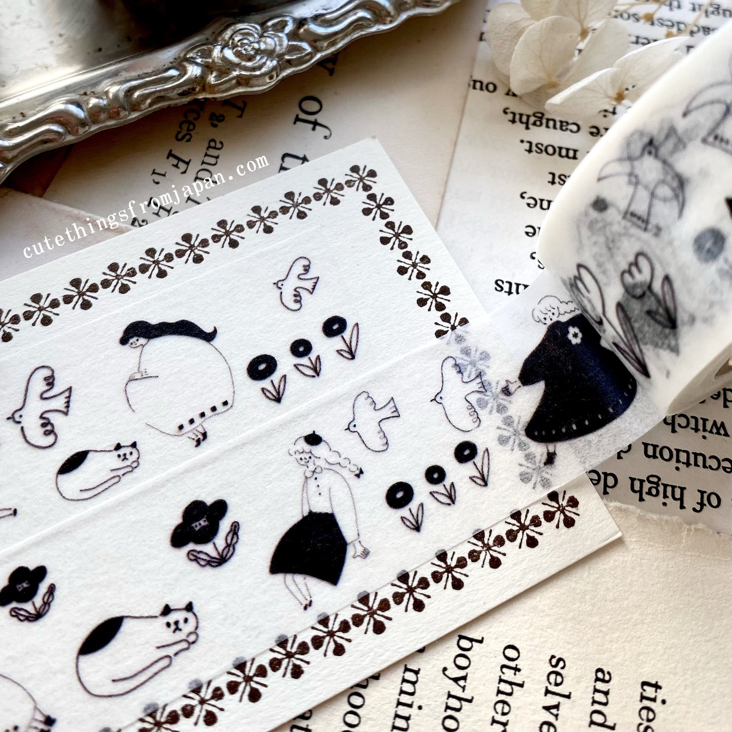 cotori cotori Washi Tape - Monochrome