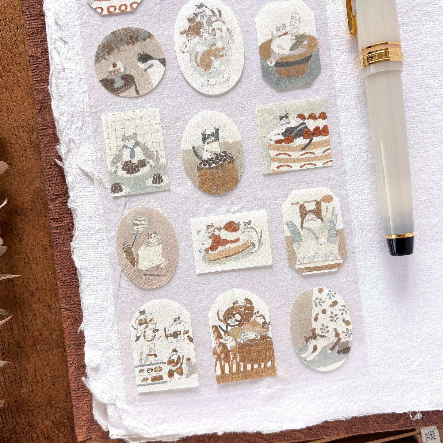 Shoichiro Tobimatsu / Stickers - Cat's Daily Life