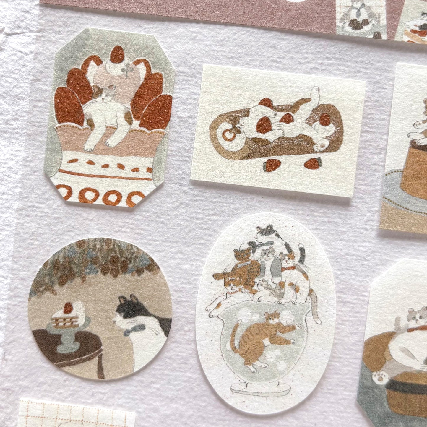 Shoichiro Tobimatsu / Stickers - Cat's Daily Life