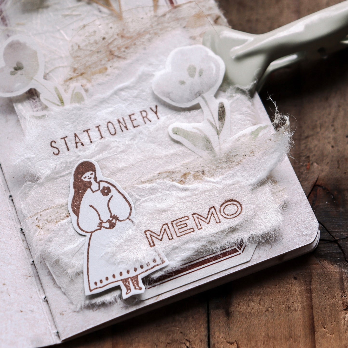 Sutenai Washi Paper Notebook - Plain Mini