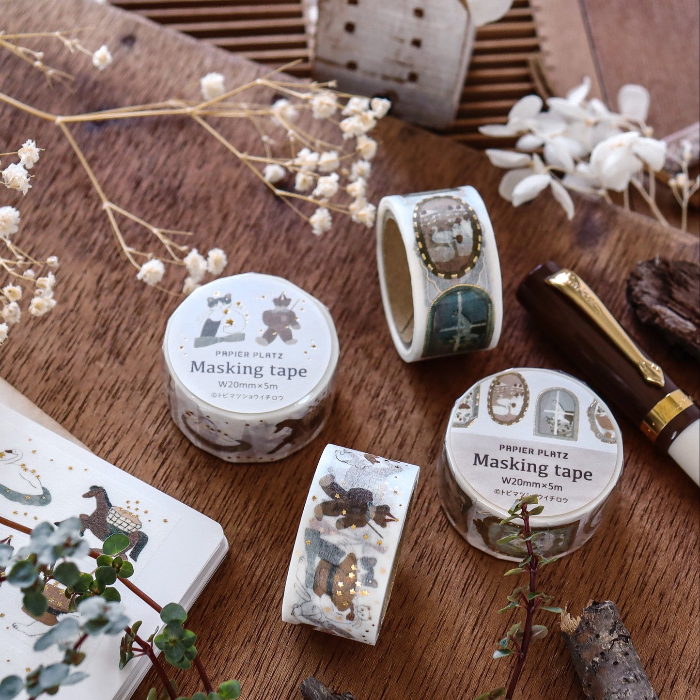 トビマツショウイチロウ / マスキングテープ「箔入りframe」
