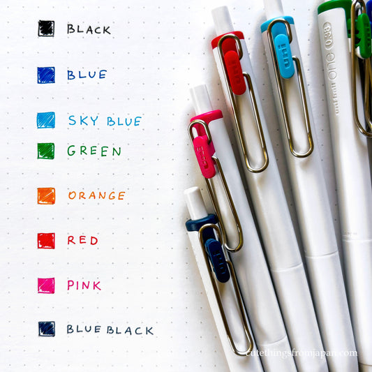 Uni-ball One - Basic (8 Colors / 0.5mm)