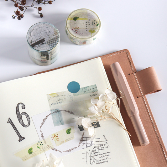 Yohaku / Roll Tracing Paper Sticky Note - Moon Star