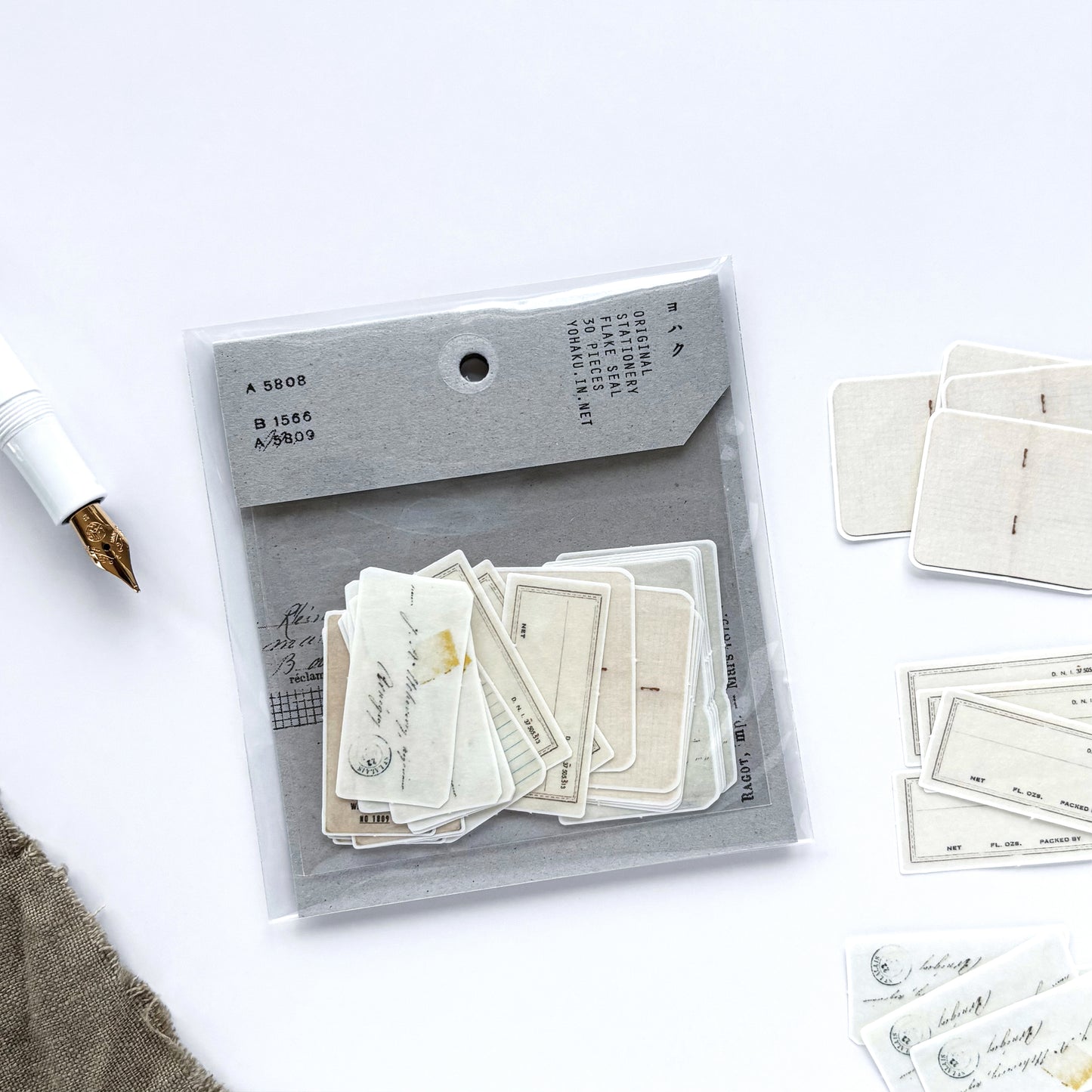 Yohaku / Flake Stickers - Vintage