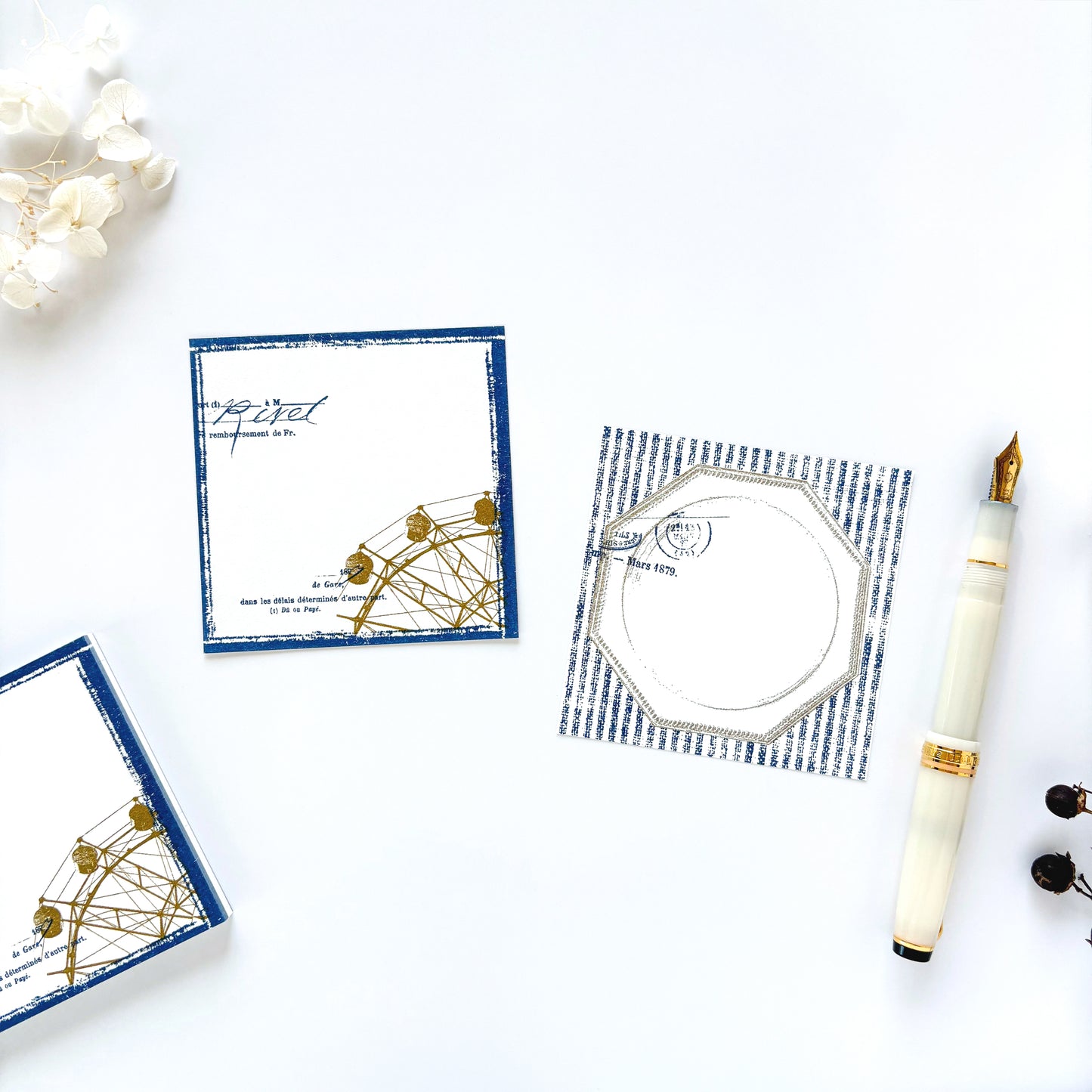 Yohaku / Square Memo Pad - Image (2 designs)