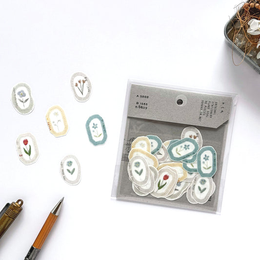 Yohaku / Flake Stickers - Moon Warz