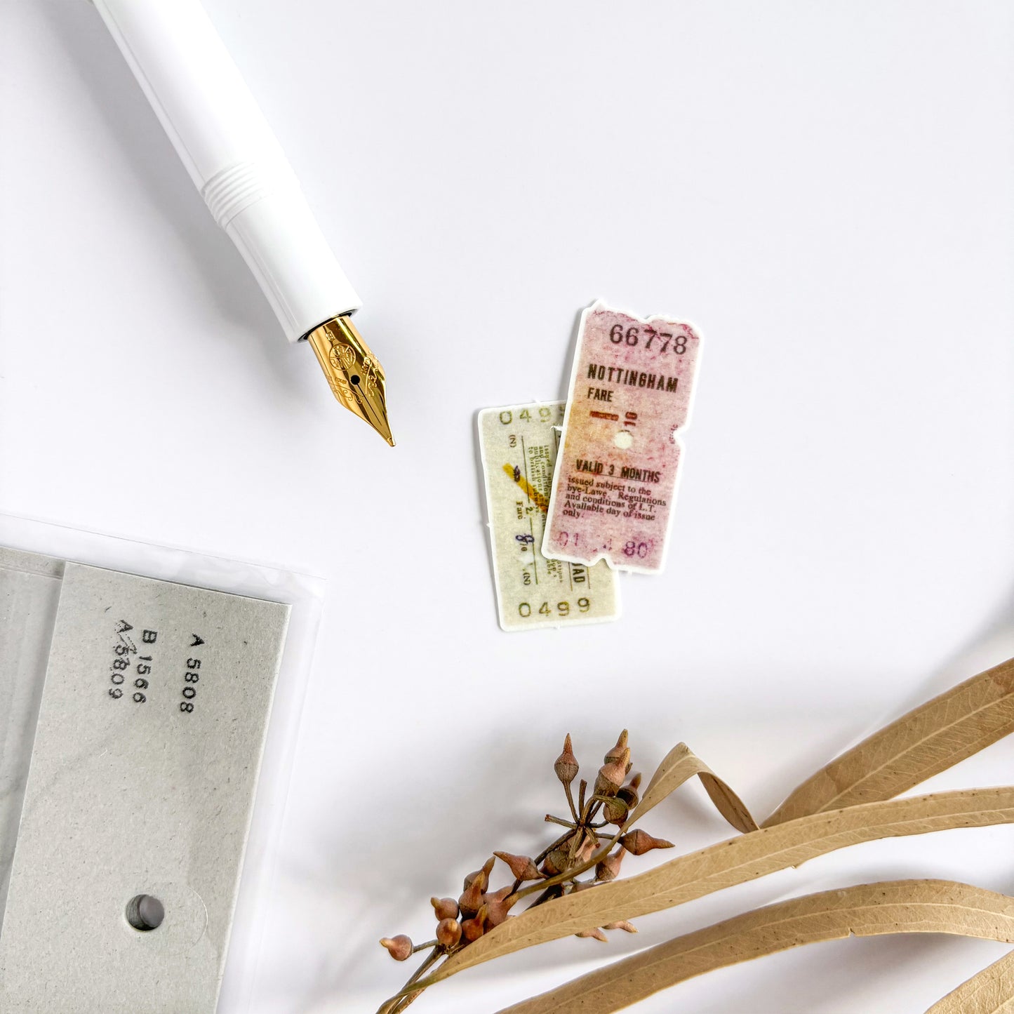 Yohaku / Flake Stickers - Ticket