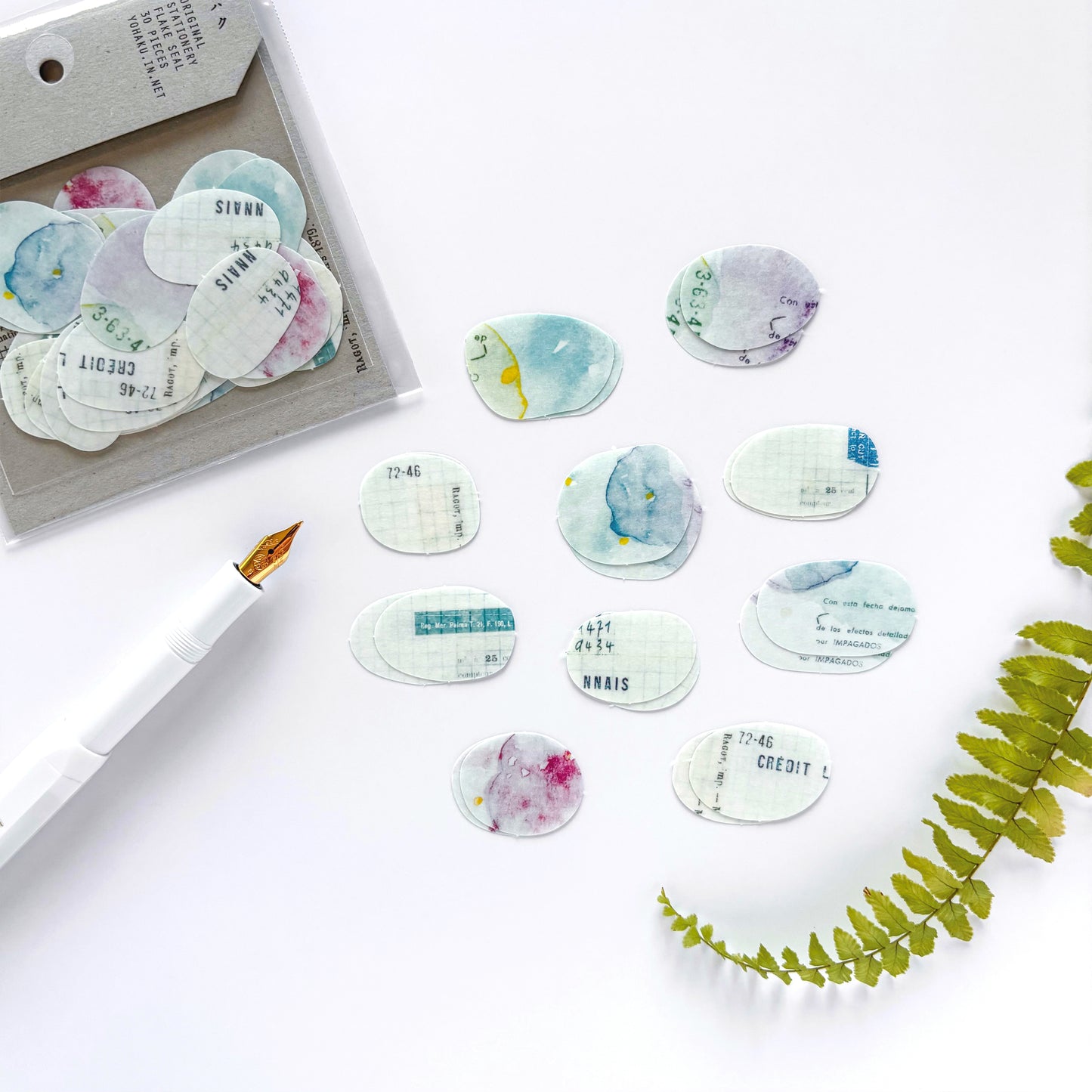 Yohaku / Flake Stickers - Nuance