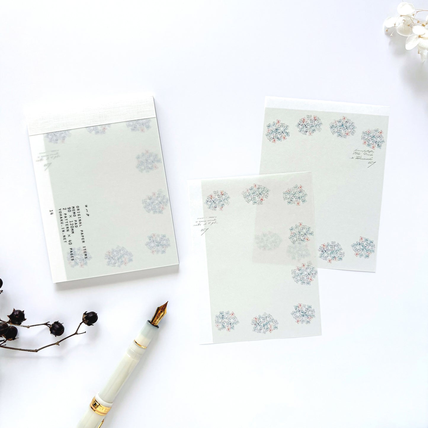 Yohaku / Memo Pad - Bouquet