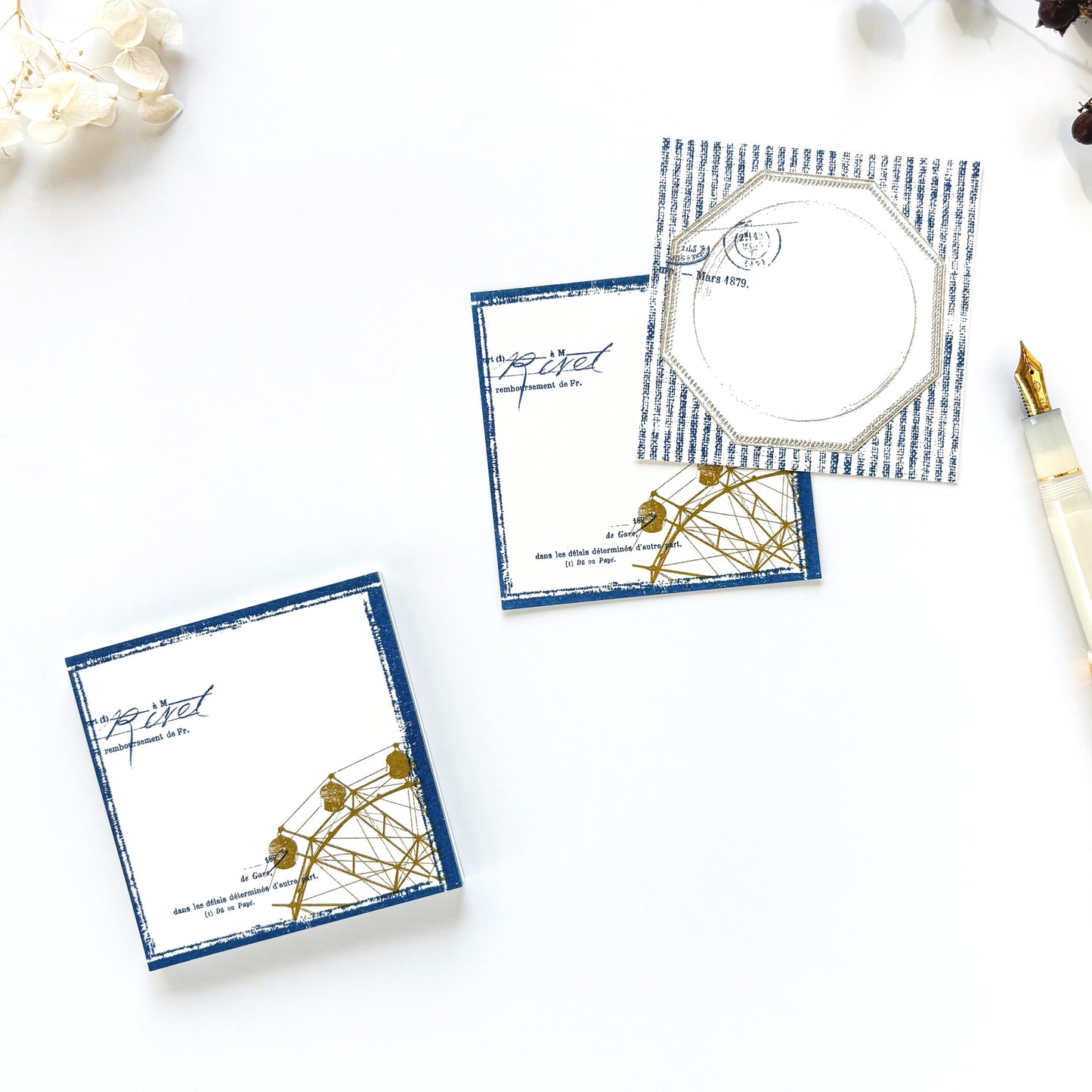 Yohaku / Square Memo Pad - Image (2 designs)