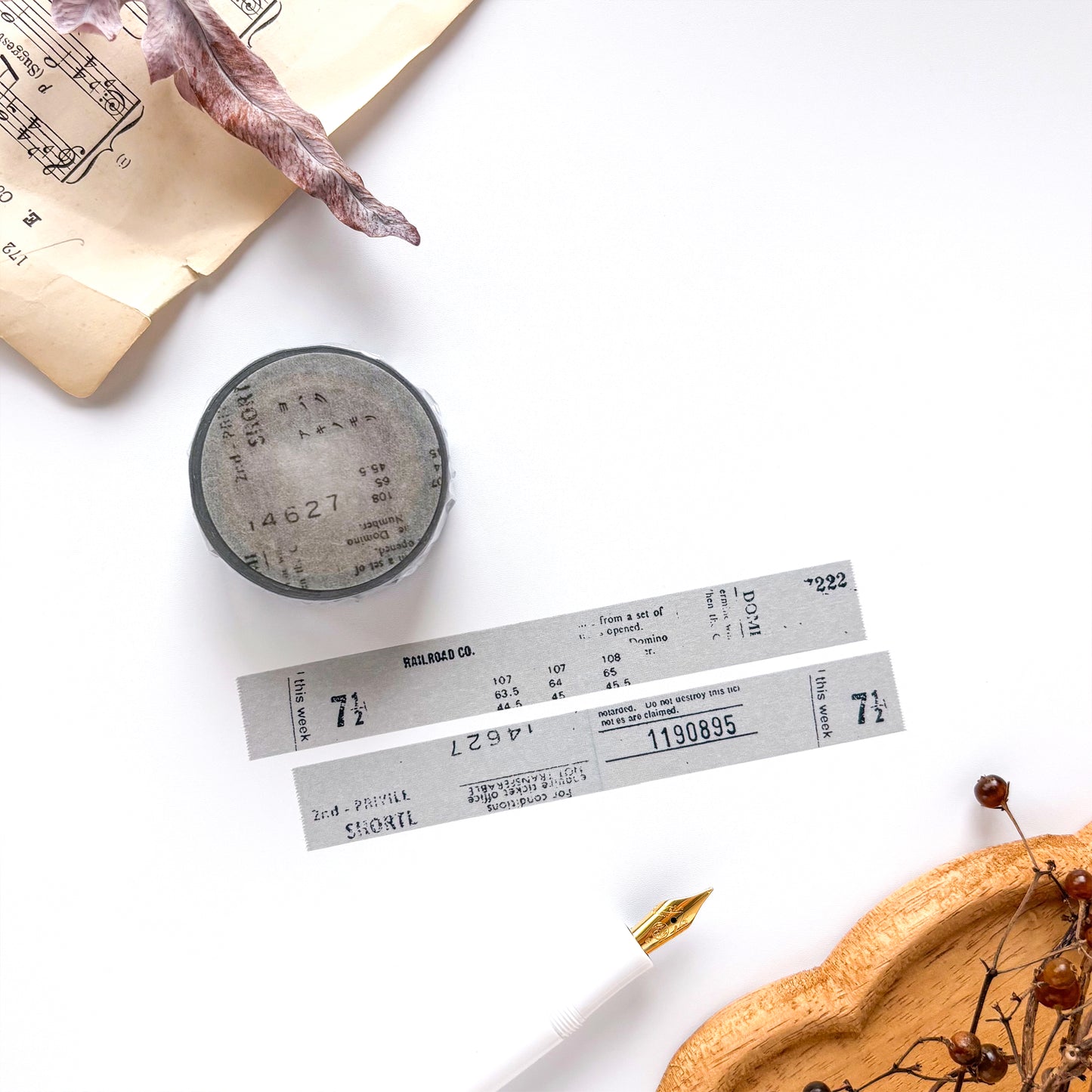 Yohaku / Washi Tape - Autumn Forest