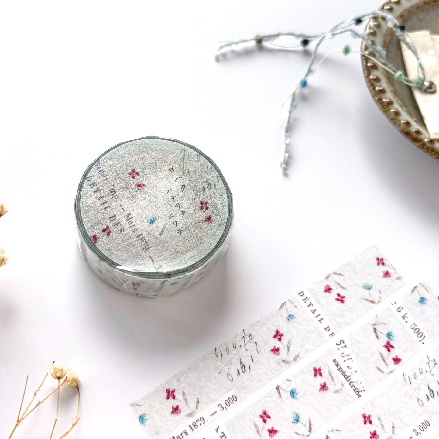 Yohaku / Washi Tape - Flower Garden