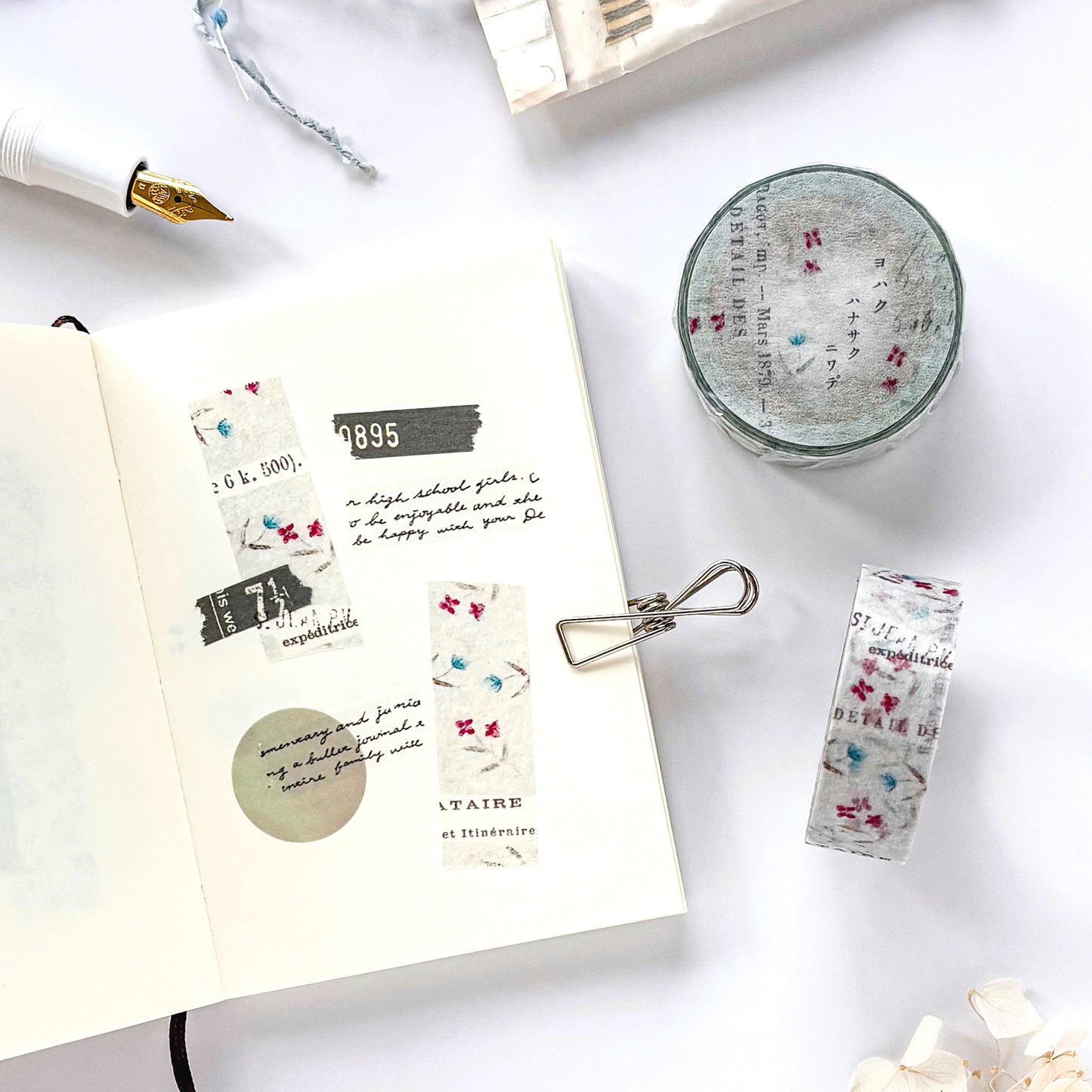 Yohaku / Washi Tape - Flower Garden