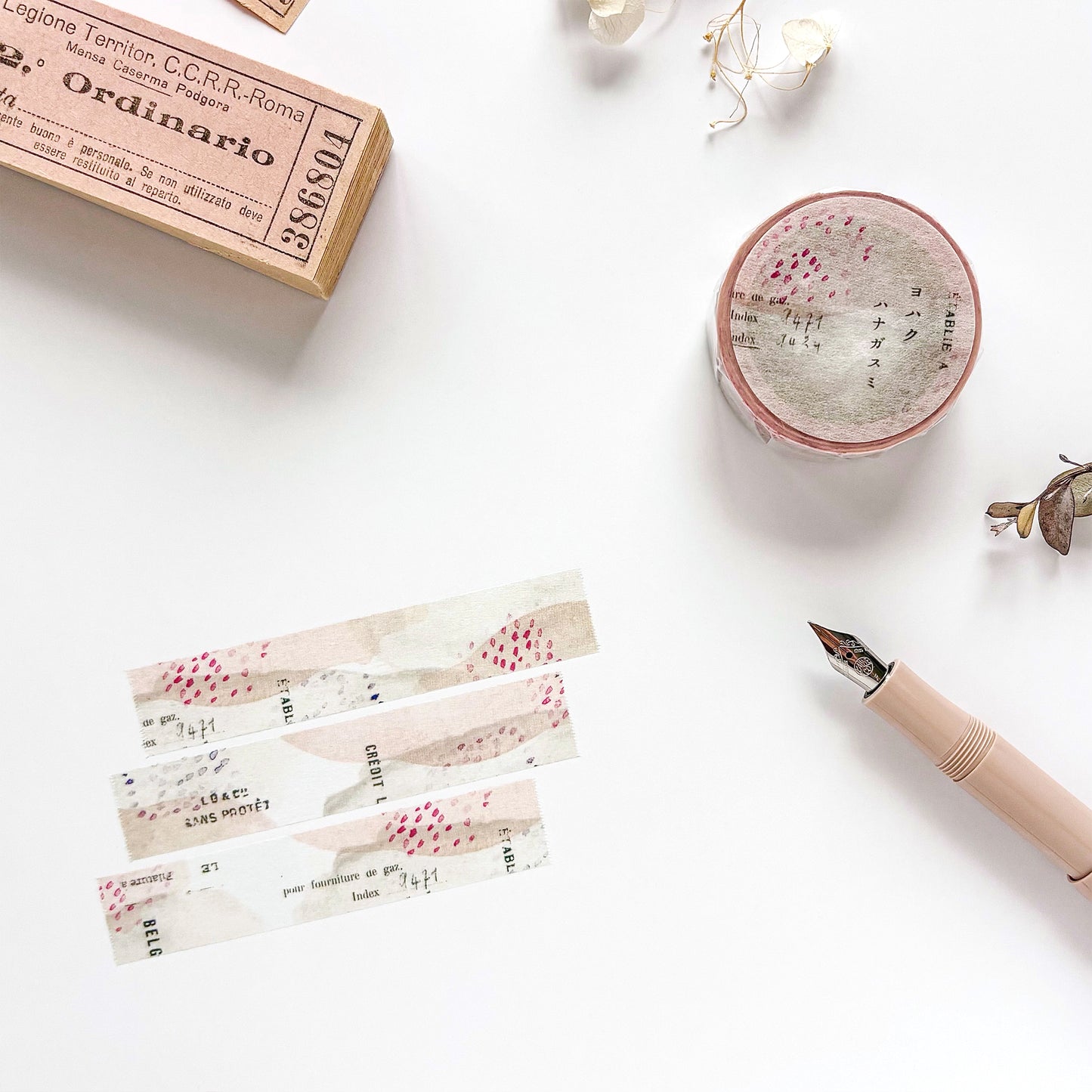 Yohaku / Washi Tape - Flower Haze