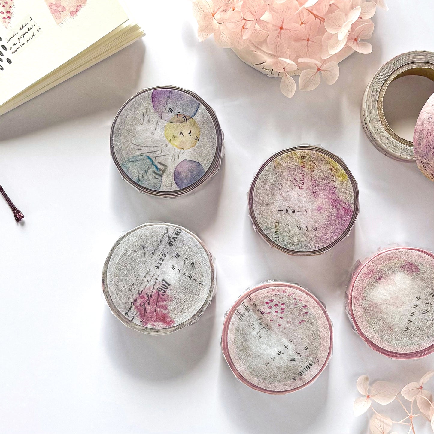 Yohaku / Washi Tape - Flower Haze