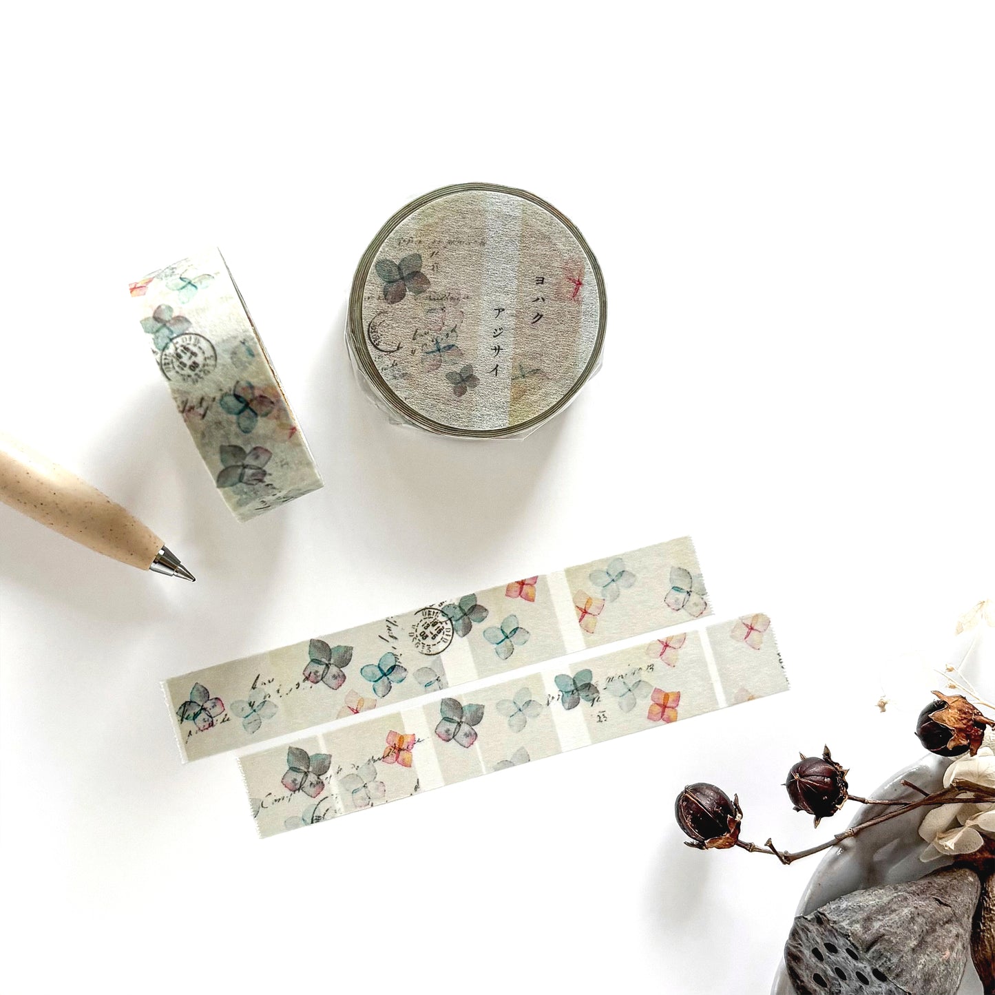Yohaku / Washi Tape - Hydrangea